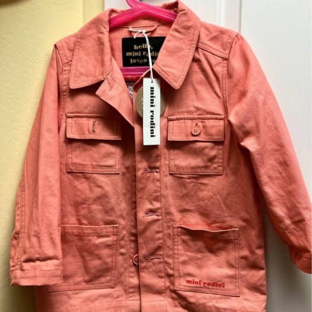 NWT]  mini rodini croco safari jacket 116/122